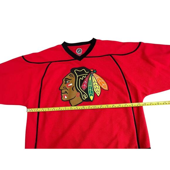 Chicago Blackhawks Red Kids Youth XXL 2XL Blank Hockey Jersey - Picture 5 of 6